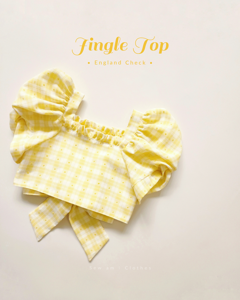 ✿ England Check Fabric • Ivy Top, Jingle Top, Pixie Skort ✿