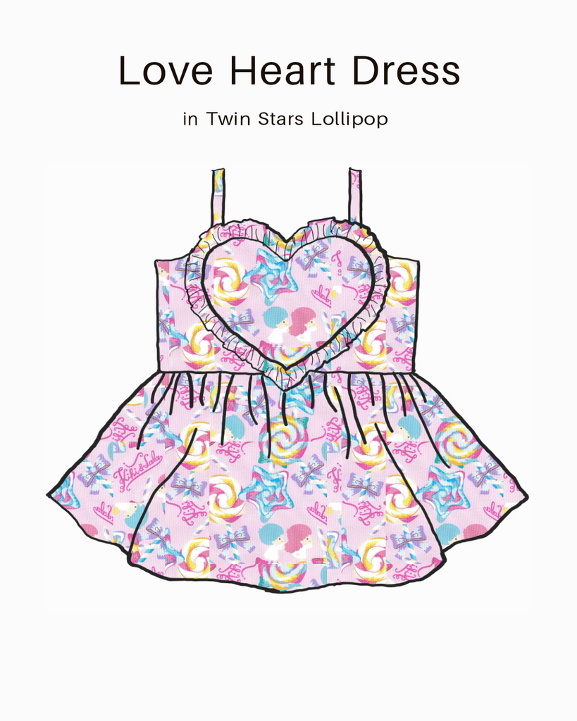 ✿ Twin Stars Lollipop • Love Heart Dress, Pixie Skort ✿