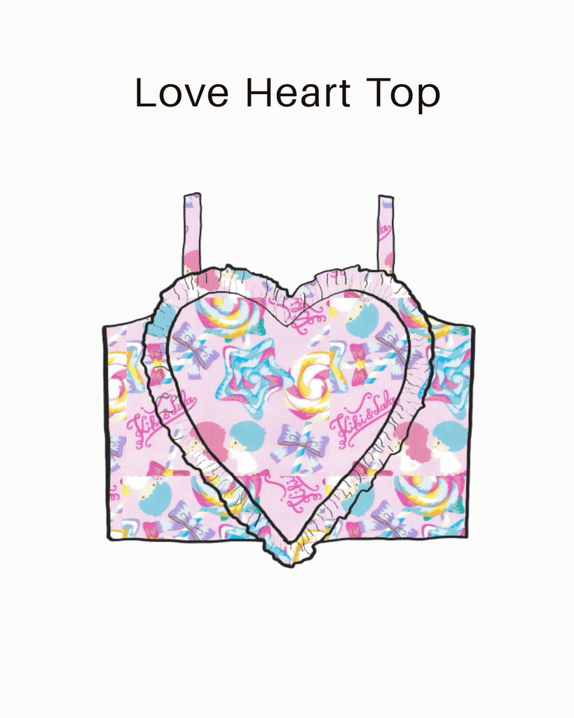 ✿ Twin Stars Lollipop • Love Heart Top, Ivy Top, Emma Skort ✿