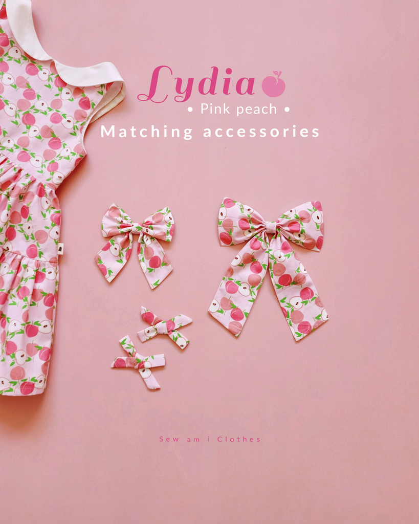 🍑 Lydia • Pink Peach • Hair accessories