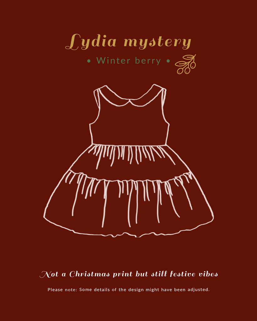 ☆ Lydia Mystery Dress • Winter berry ☆