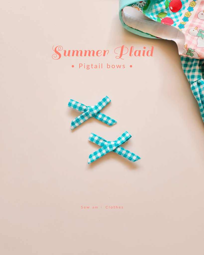 𝐏𝐑𝐄-𝐎𝐑𝐃𝐄𝐑 Lydia accessories • Summer plaid