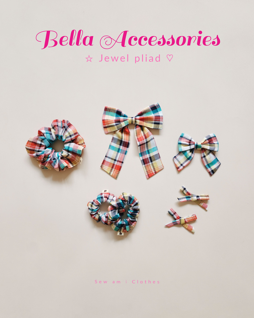 ✿ Bella in Jewel plaid accessories ✿
