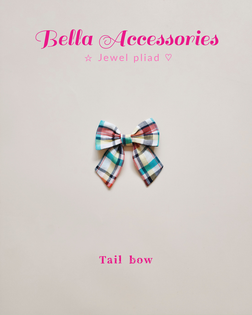 ✿ Bella in Jewel plaid accessories ✿