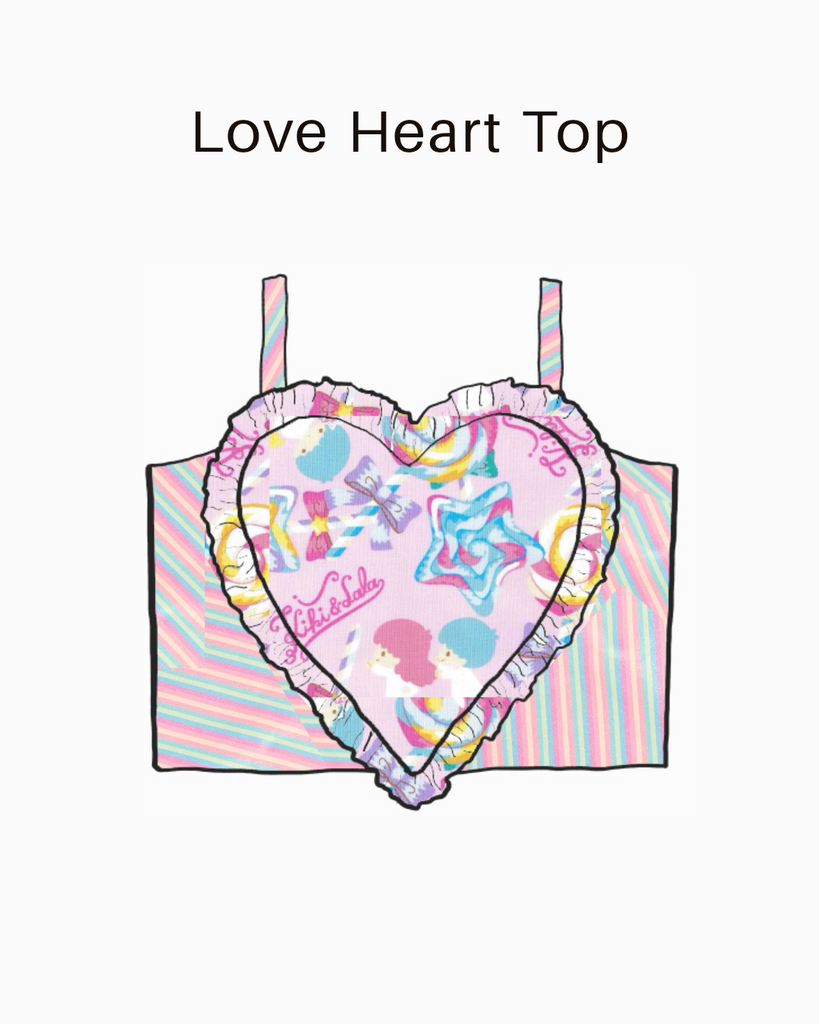 ✿ Twin Stars Lollipop • Love Heart Top, Ivy Top, Emma Skort ✿