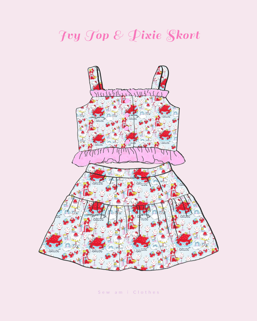 ✿ HK Carnival Piano • Love Heart Dress, Pixie Skort ✿