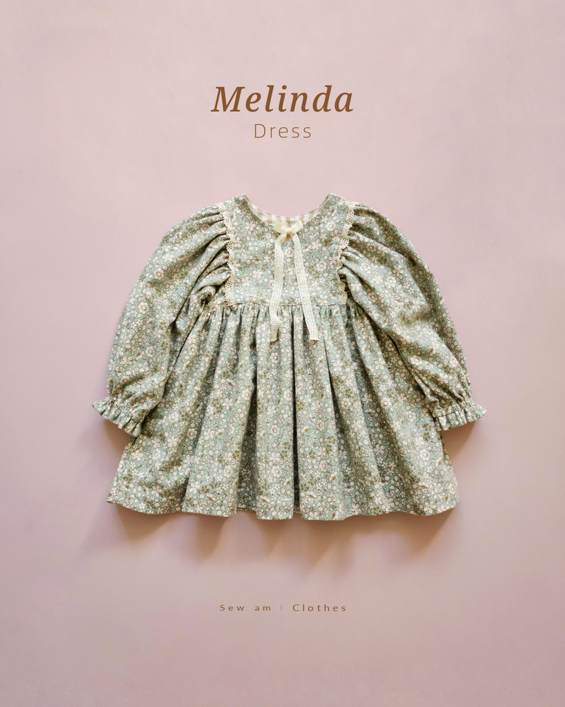 Melinda Dress in Seafoam ♡ Dainty floras