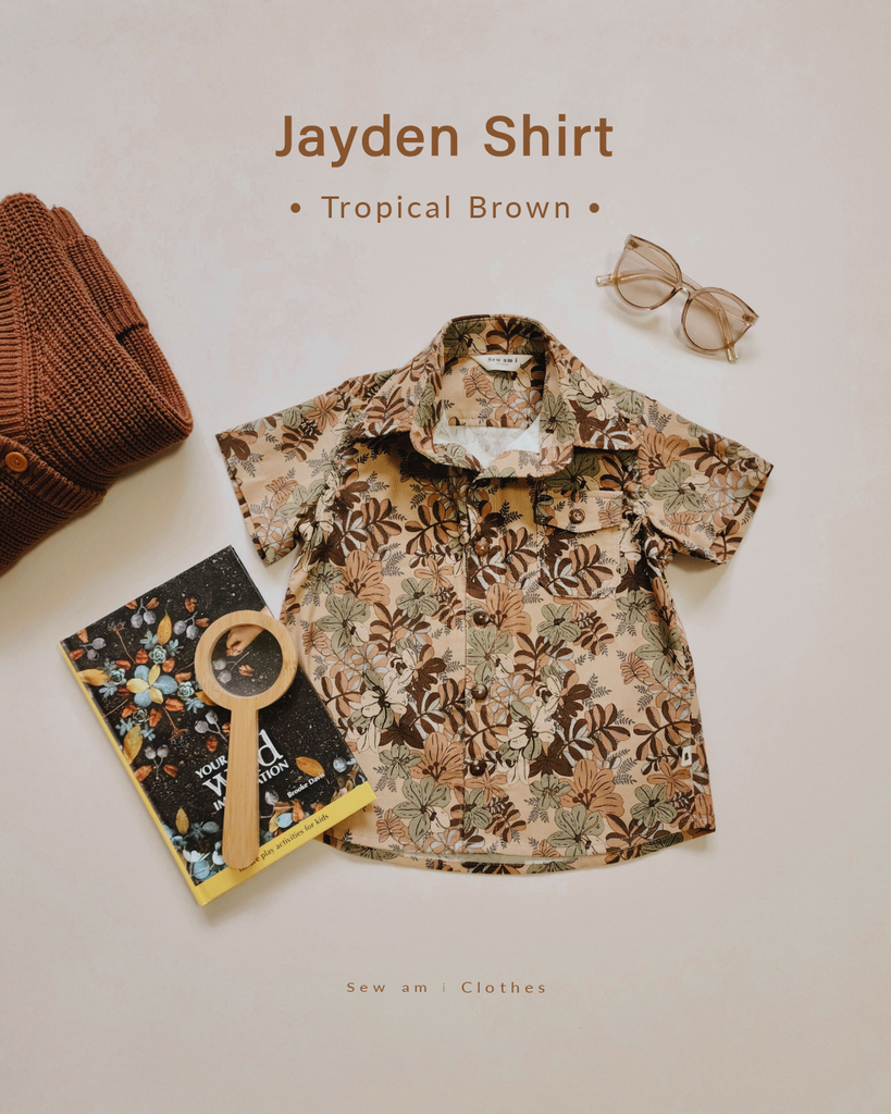 • Jayden Shirt • Tropical brown