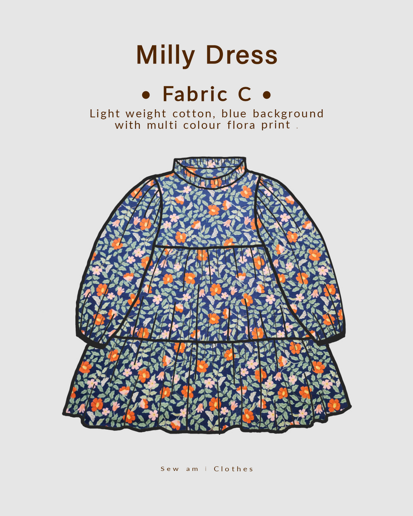 𝐏𝐑𝐄-𝐎𝐑𝐃𝐄𝐑 • Milly & Lila Dress • Fabric C
