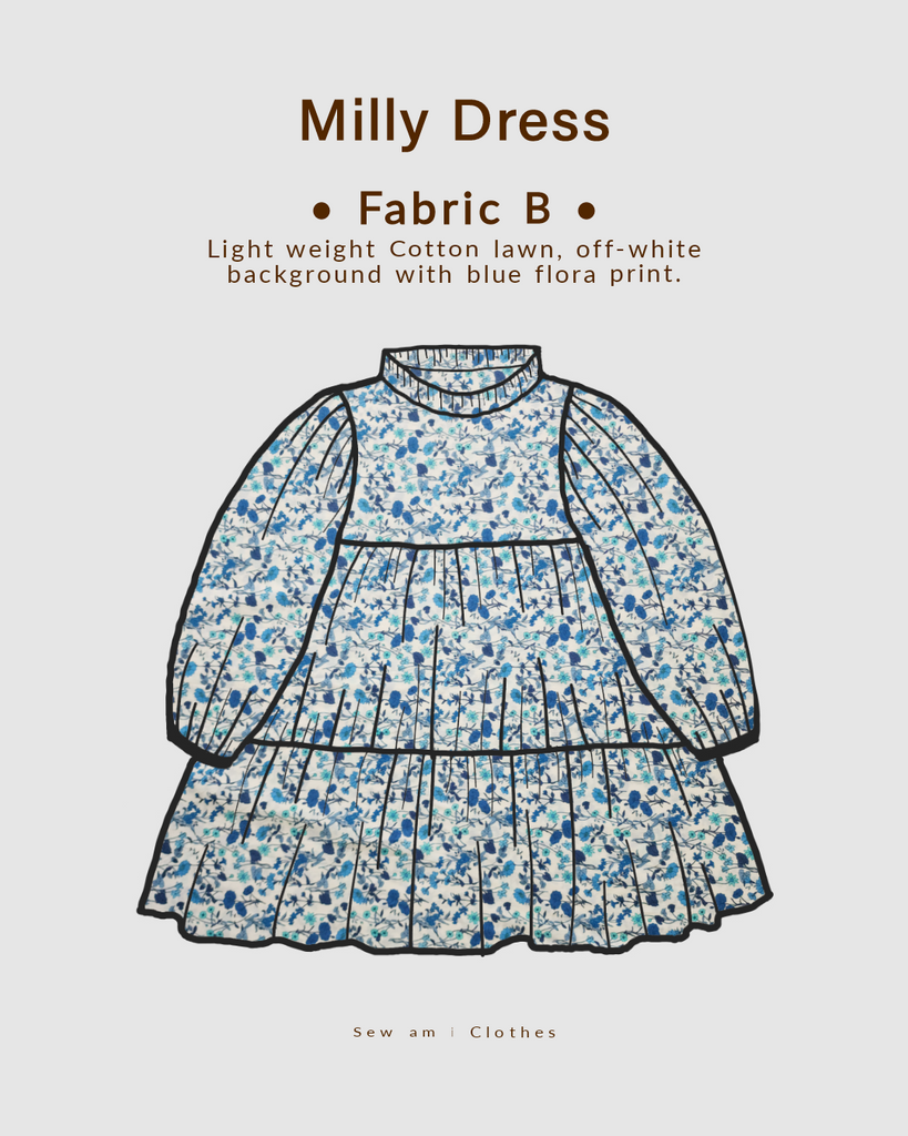 𝐏𝐑𝐄-𝐎𝐑𝐃𝐄𝐑 • Milly & Lila Dress • Fabric B