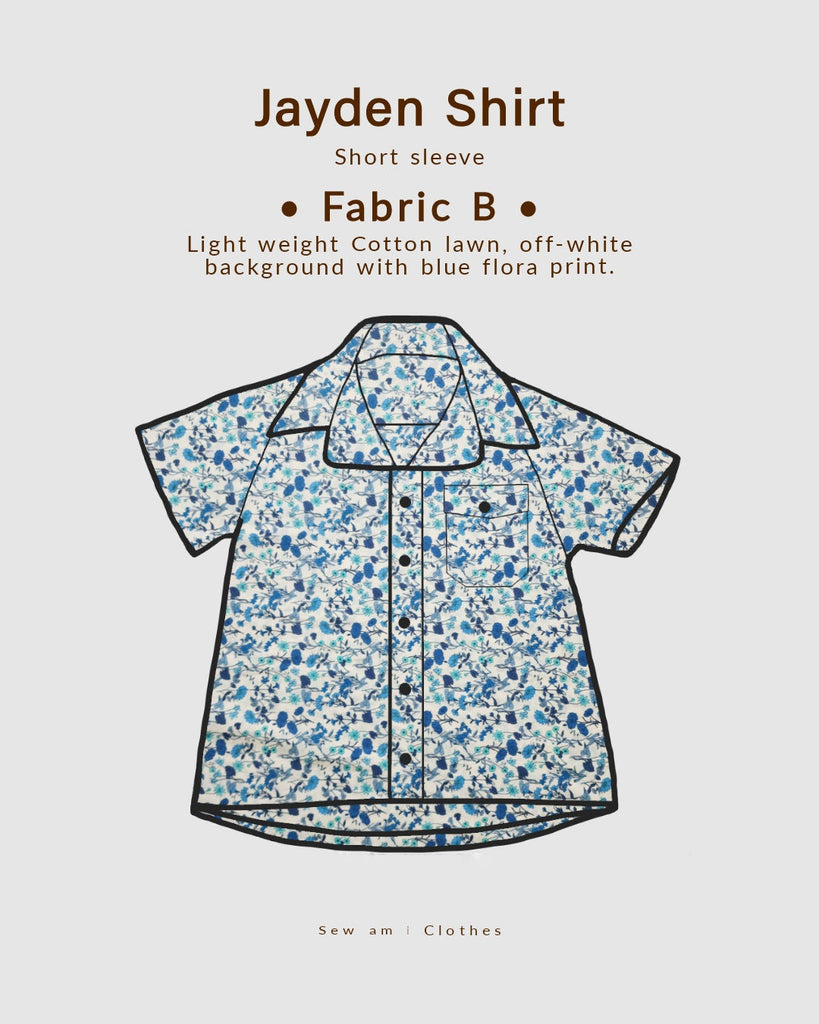 𝐏𝐑𝐄-𝐎𝐑𝐃𝐄𝐑 • Jaden Shirt • Fabric B