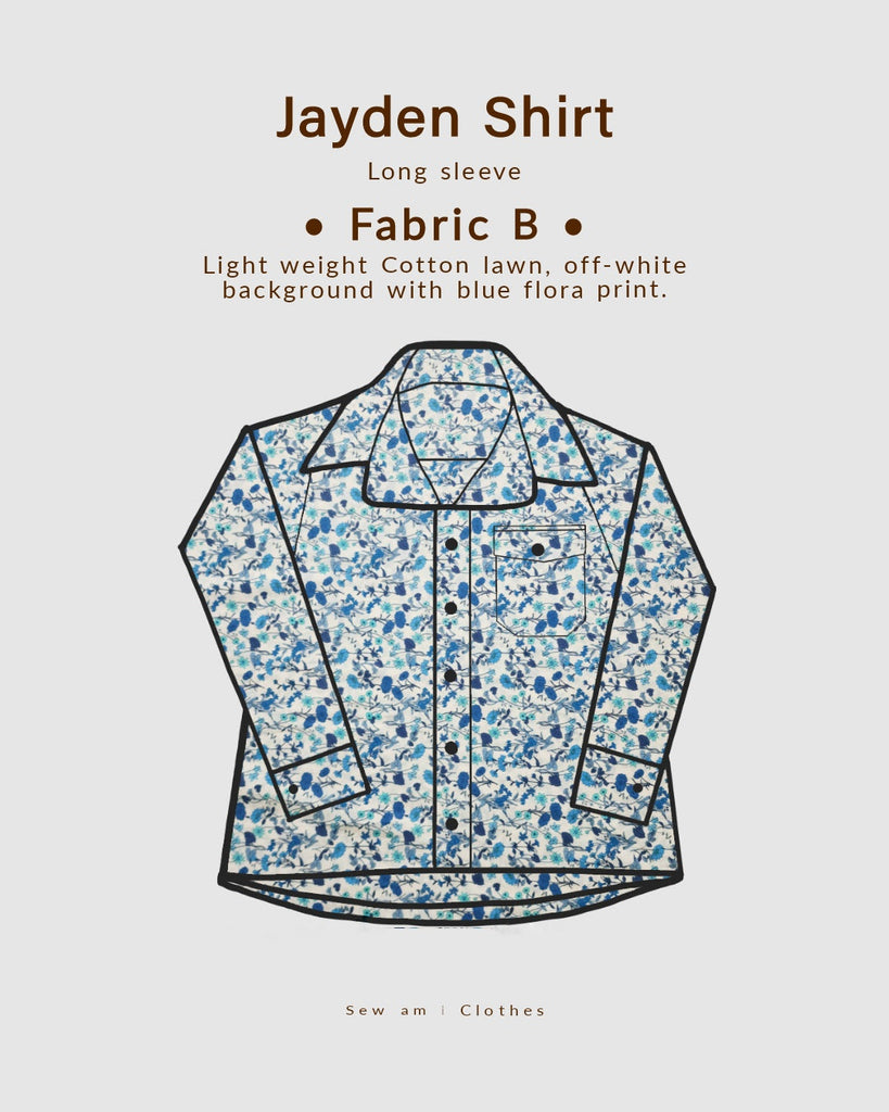 𝐏𝐑𝐄-𝐎𝐑𝐃𝐄𝐑 • Jaden Shirt • Fabric B