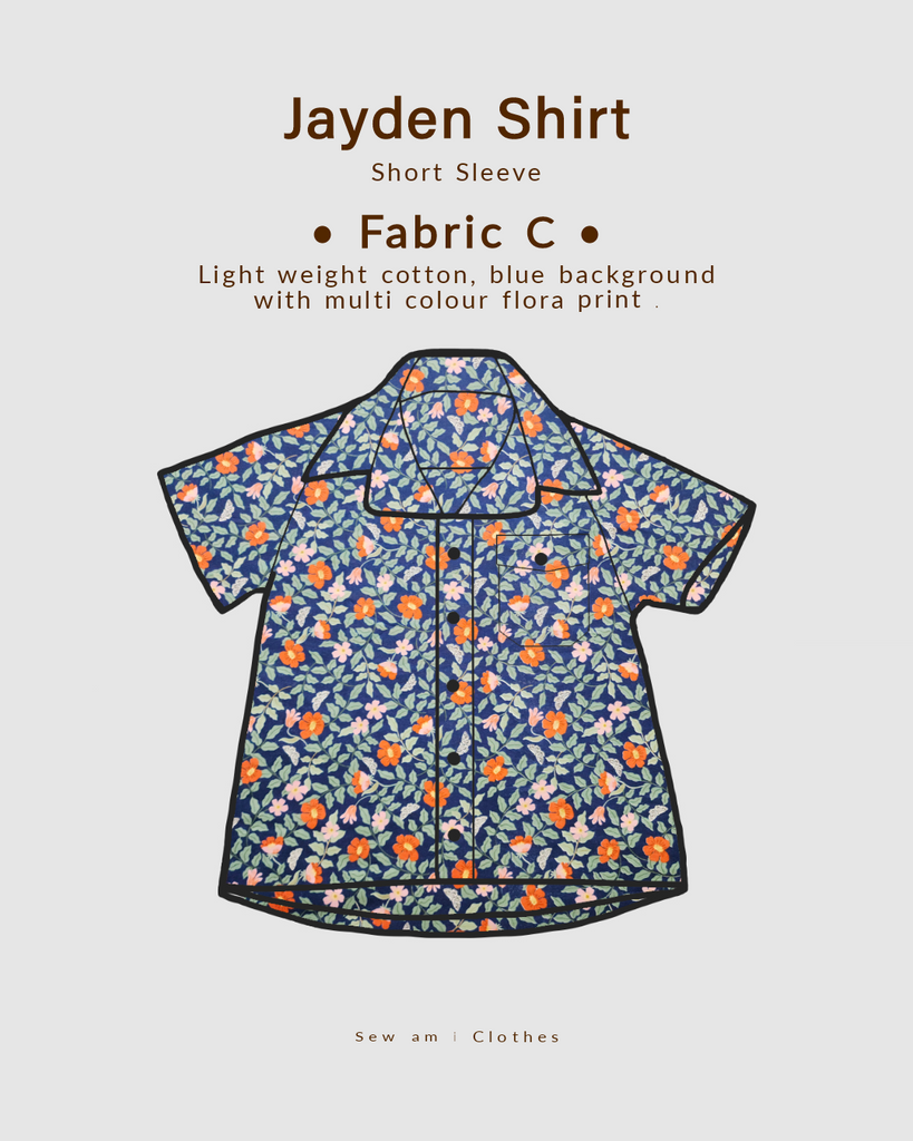 𝐏𝐑𝐄-𝐎𝐑𝐃𝐄𝐑 • Jaden Shirt • Fabric C