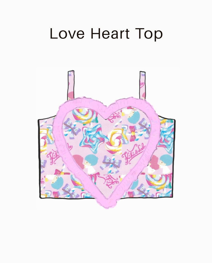 ✿ Twin Stars Lollipop • Love Heart Top, Ivy Top, Emma Skort ✿