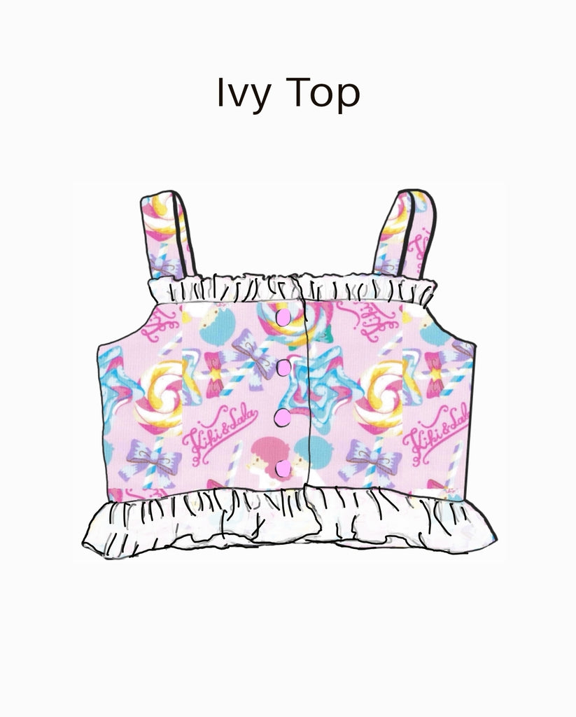 ✿ Twin Stars Lollipop • Love Heart Top, Ivy Top, Emma Skort ✿