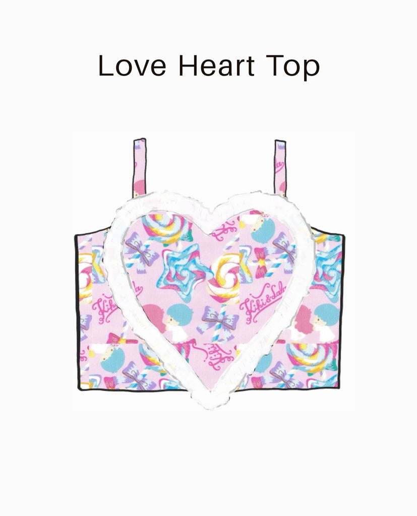 ✿ Twin Stars Lollipop • Love Heart Top, Ivy Top, Emma Skort ✿