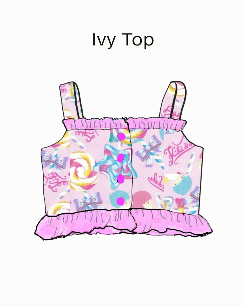 ✿ Twin Stars Lollipop • Love Heart Top, Ivy Top, Emma Skort ✿