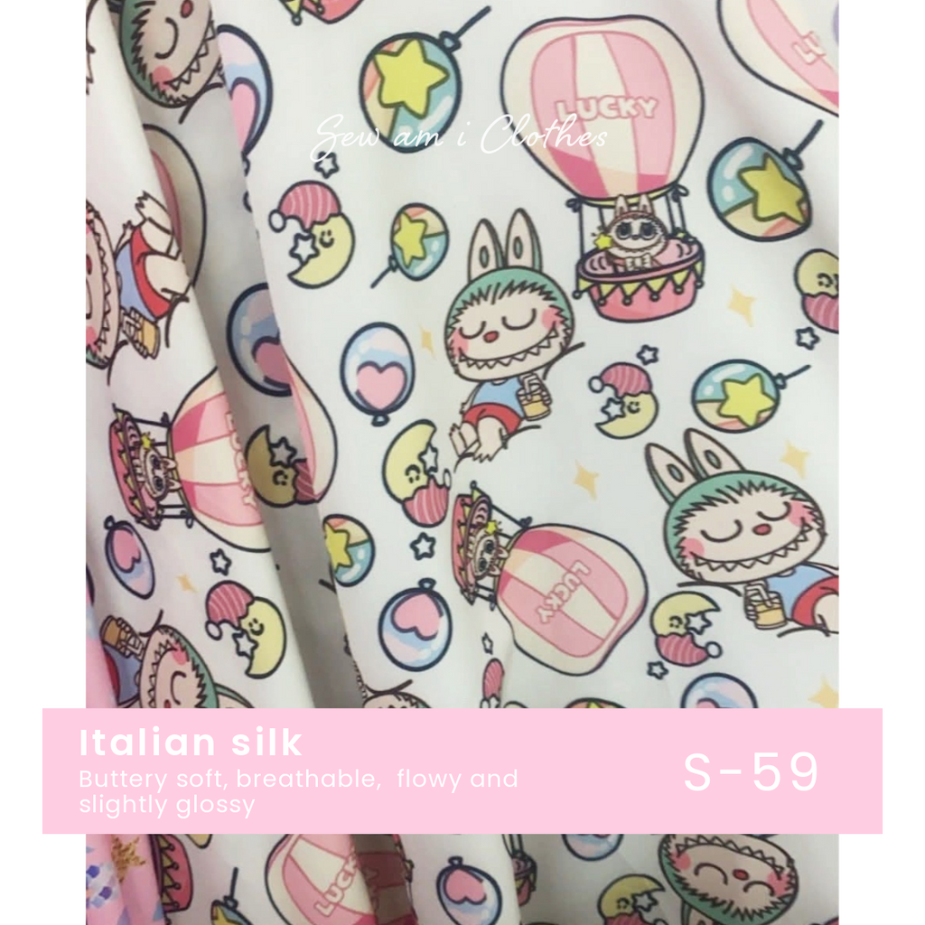 Italian silk (silk blened)