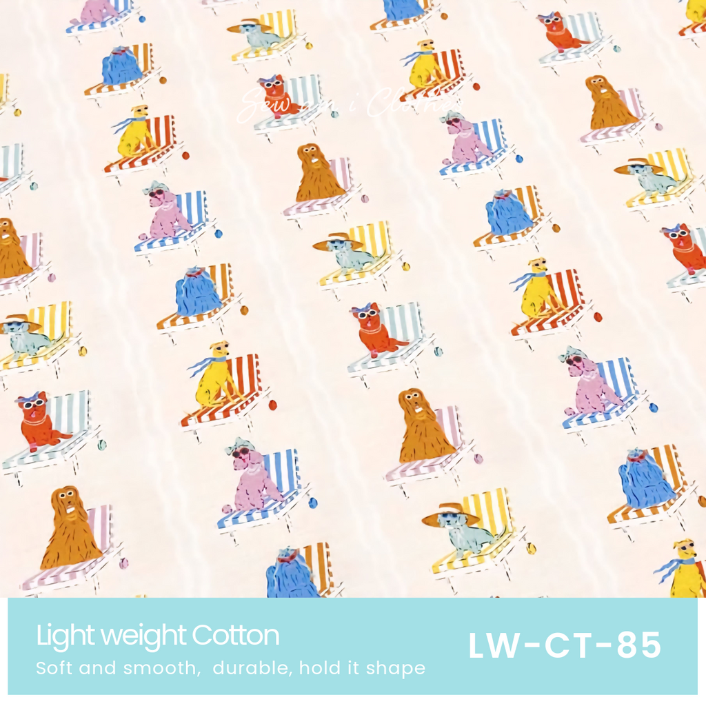 Light weight cotton