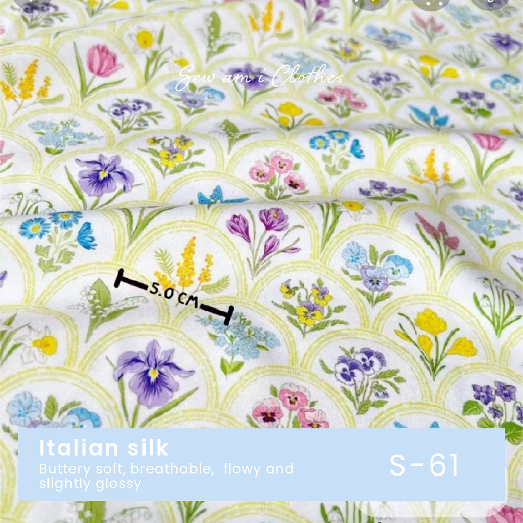 Italian silk (silk blened)