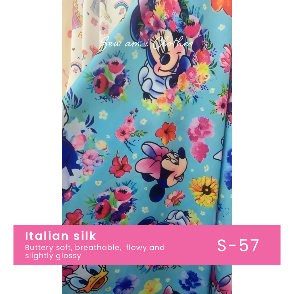 Italian silk (silk blened)