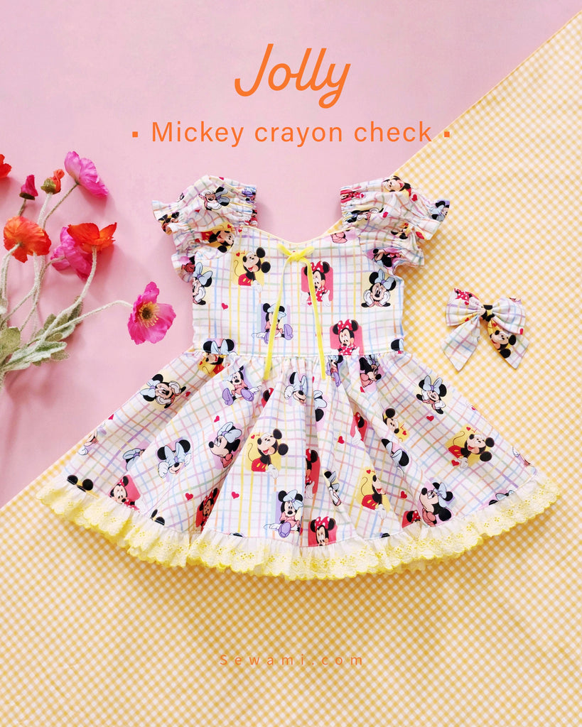 𝙍𝙚𝙖𝙙𝙮 𝙩𝙤 𝙨𝙝𝙞𝙥 ♡ Jolly in Mickey crayon check
