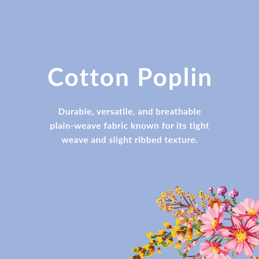 Cotton poplin