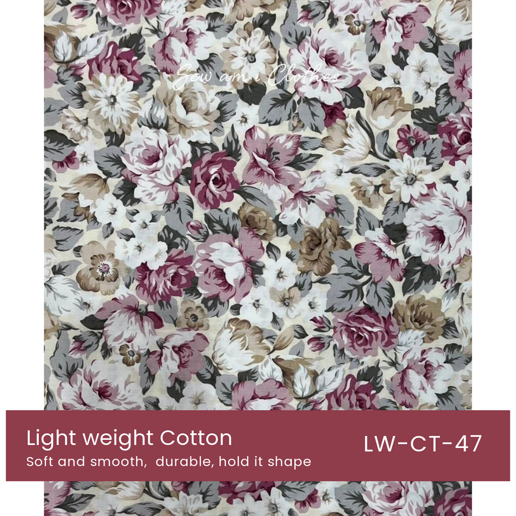 Light weight cotton