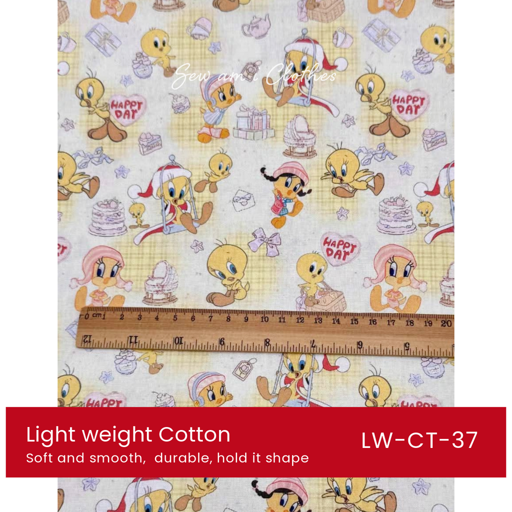 Light weight cotton