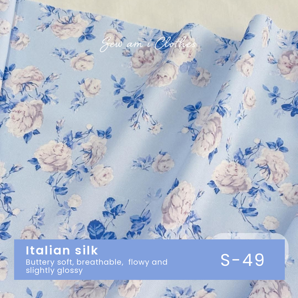 Italian silk (silk blened)