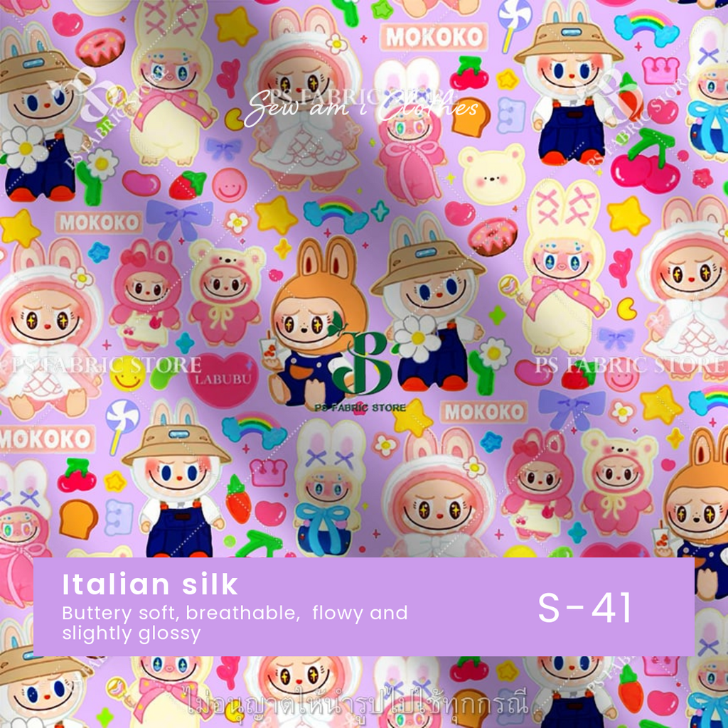 Italian silk (silk blened)