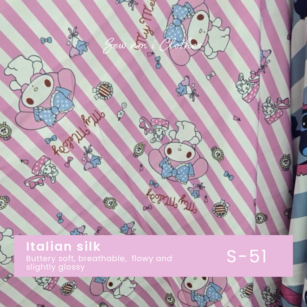 Italian silk (silk blened)