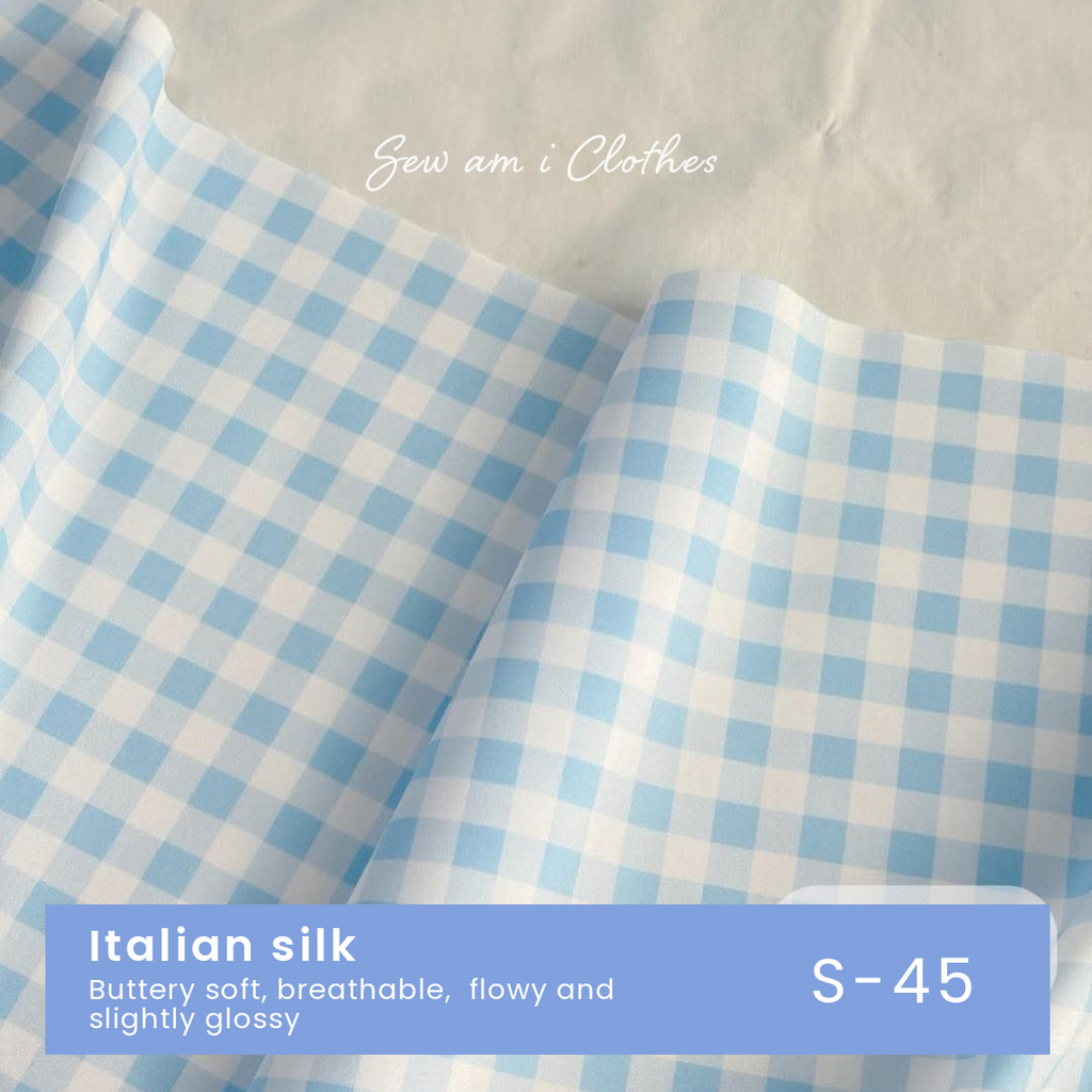 Italian silk (silk blened)