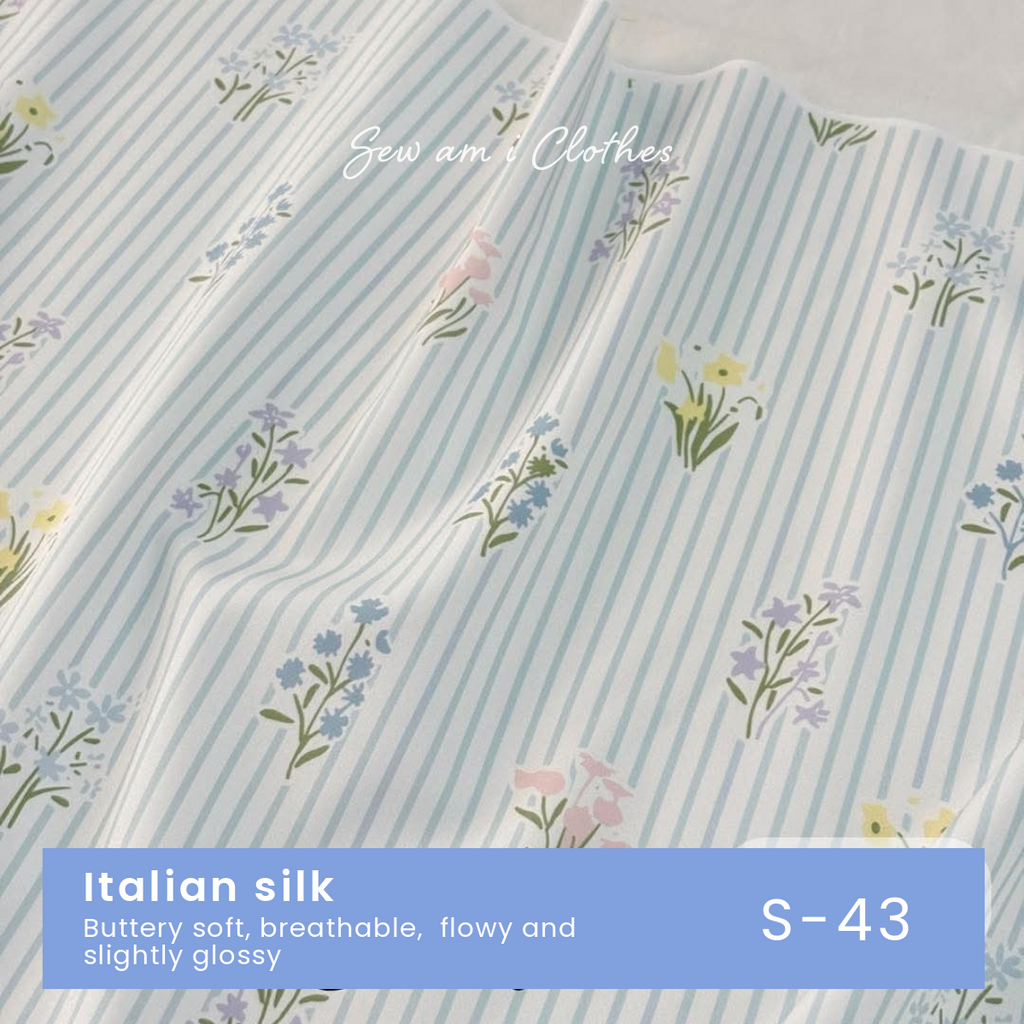 Italian silk (silk blened)