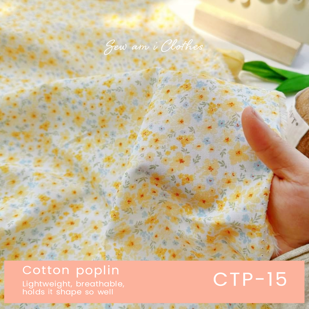 Cotton poplin