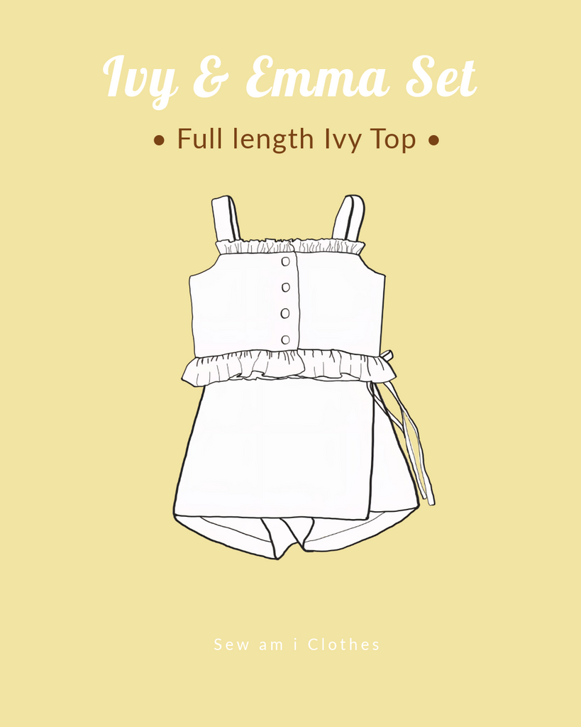 𝐈𝐯𝐲 𝐓𝐨𝐩 & 𝐄𝐦𝐦𝐚 𝐒𝐞𝐭 • Available in 2 top length versions