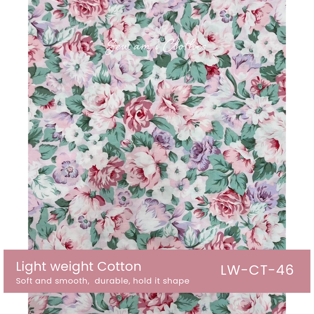 Light weight cotton