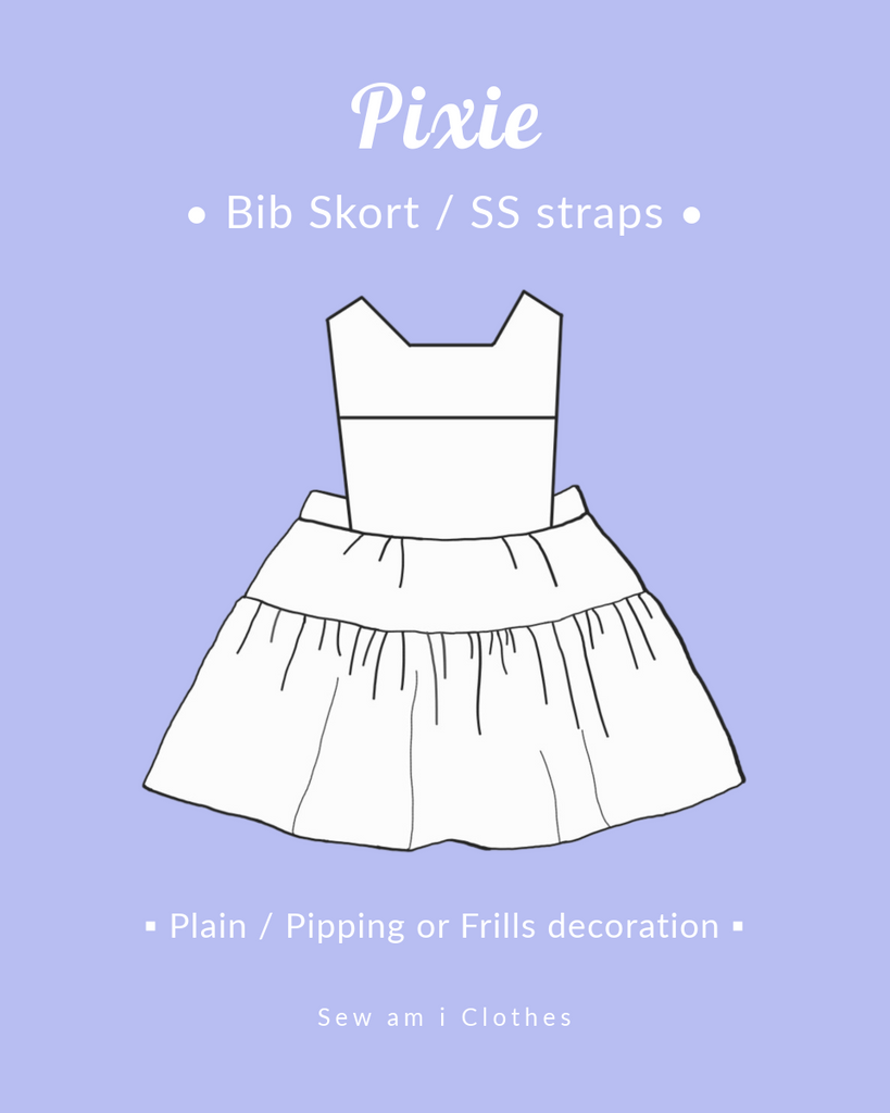 𝐏𝐢𝐱𝐢𝐞 𝐬𝐤𝐨𝐫𝐭 𝐬𝐭𝐲𝐥𝐞 ☆ Bib or SS straps
