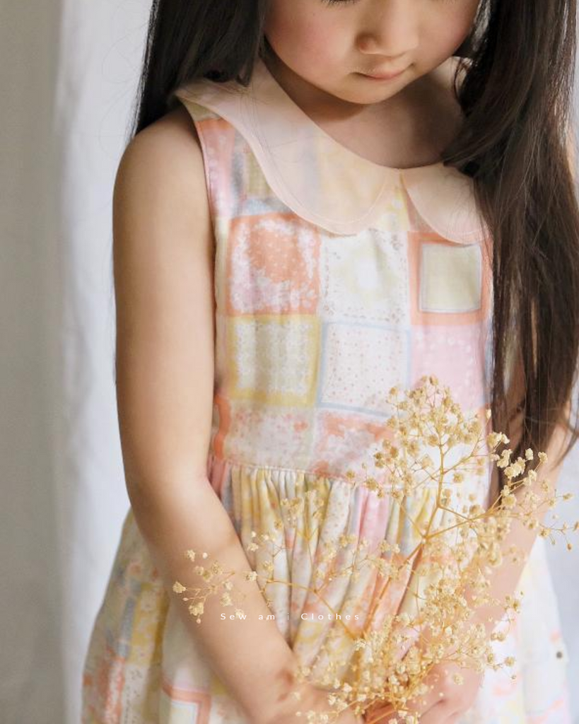 ✿ Lola Dress • Spring pastel patchwork