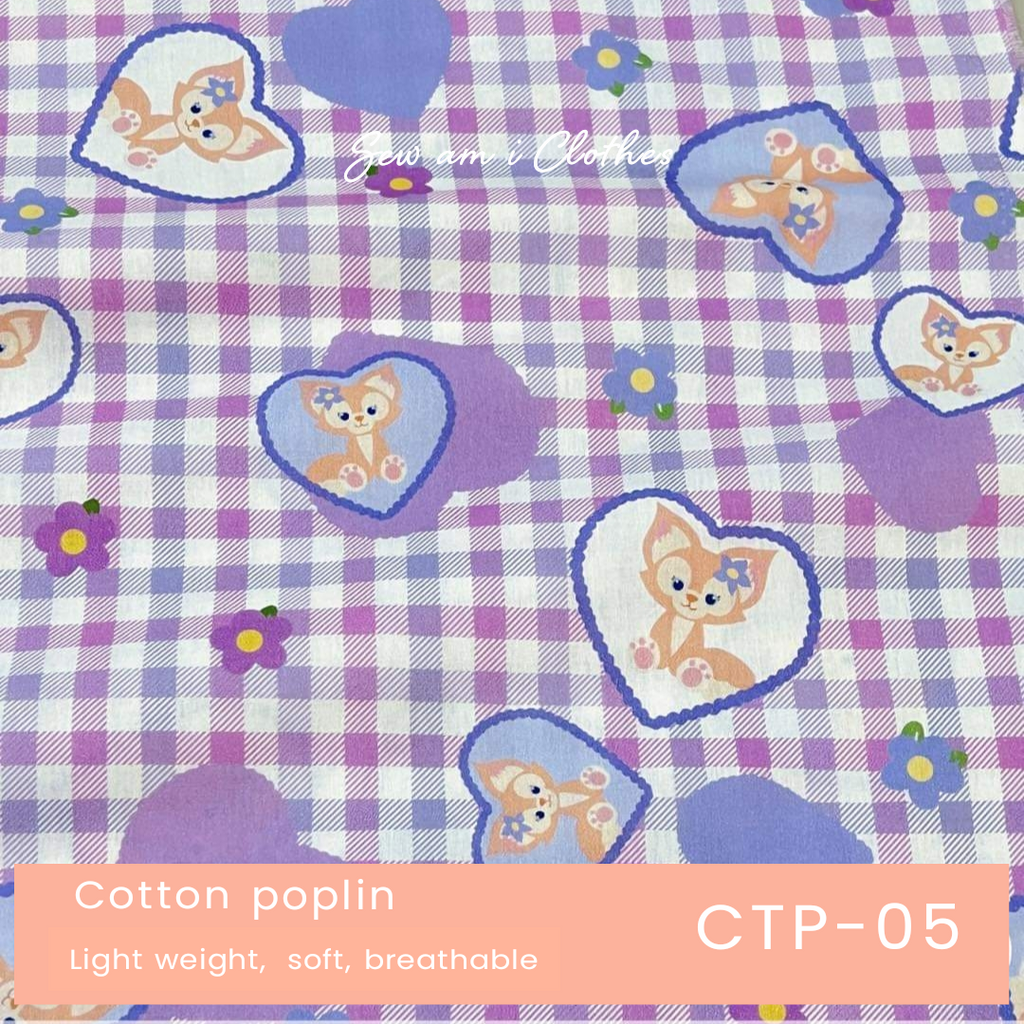 Cotton poplin