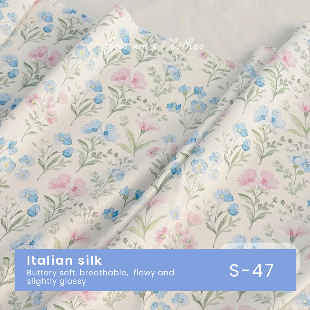 Italian silk (silk blened)