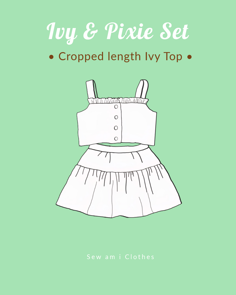 𝐈𝐯𝐲 𝐓𝐨𝐩 & 𝐏𝐢𝐱𝐢𝐞 𝐒𝐞𝐭 • Available in 2 top length versions