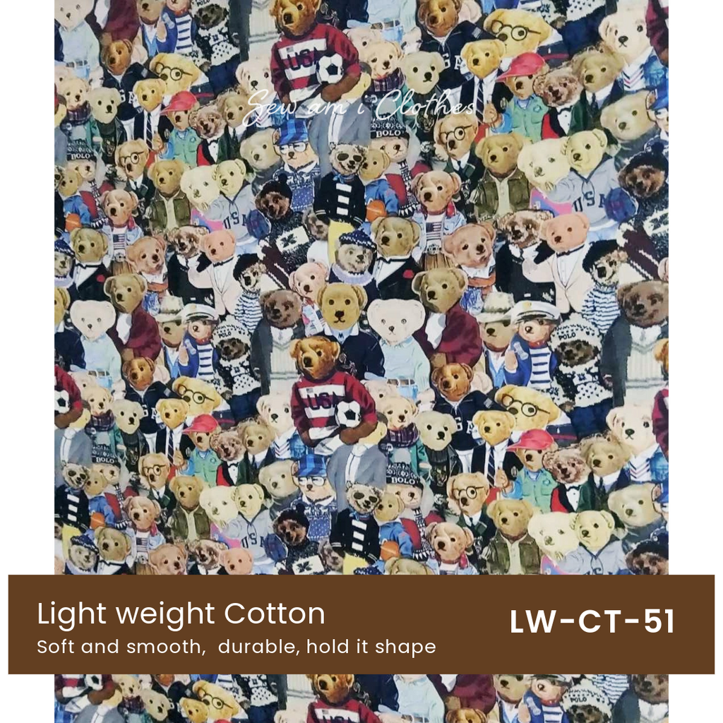 Light weight cotton