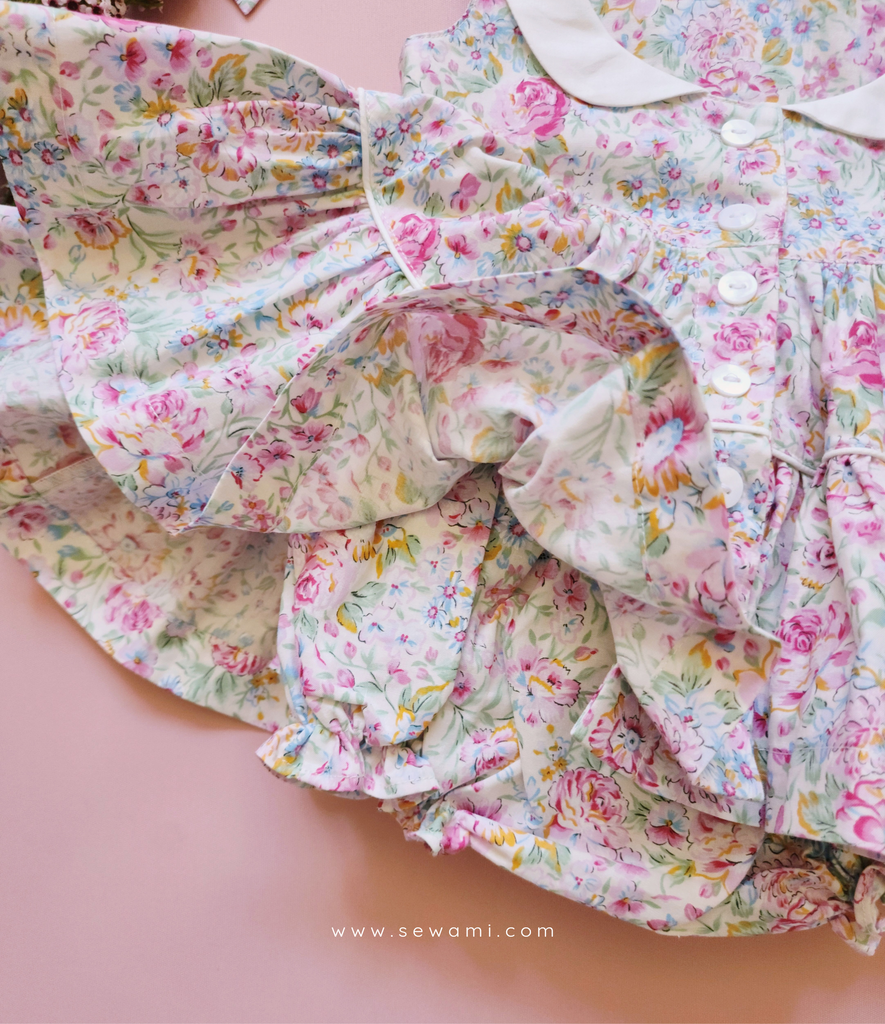 ♡ Lydia Dress • Spring Peonies 𝐎𝐧𝐞 𝐨𝐟 𝐚 𝐤𝐢𝐧𝐝 (one made per size) ♡