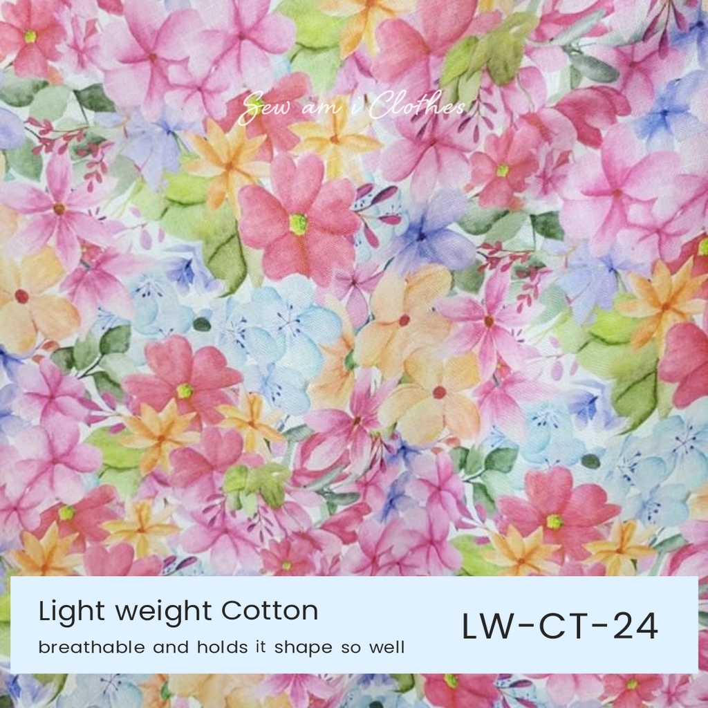 Light weight cotton