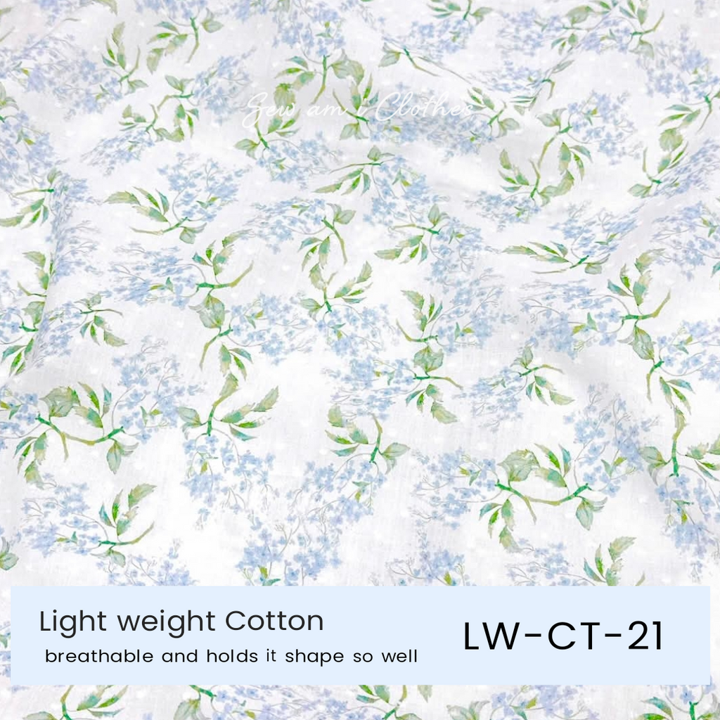 Light weight cotton