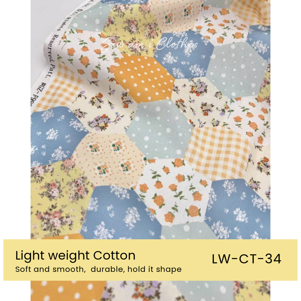 Light weight cotton