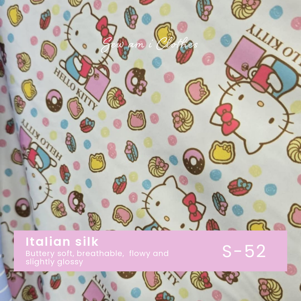 Italian silk (silk blened)