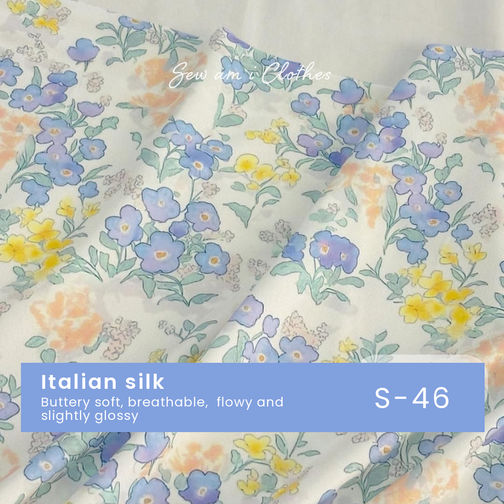 Italian silk (silk blened)