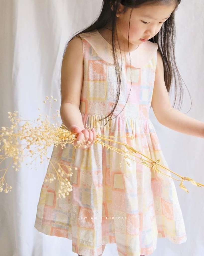 ✿ Lola Dress • Spring pastel patchwork